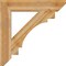 Ekena Millwork Merced Slat Rough Sawn Bracket, Western Red Cedar, 6"W x 36"D x 36"H BKT06X36X36MRC06RWR - alternate 4